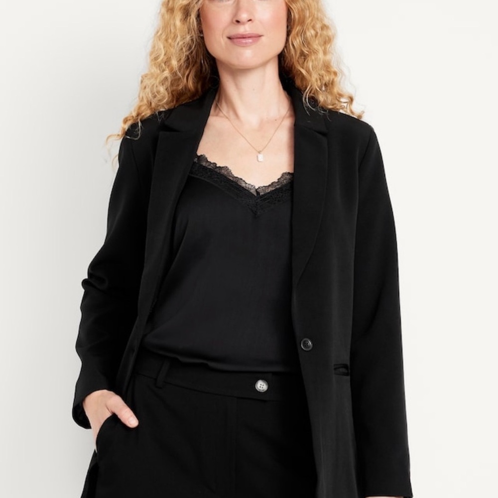 Classic Double-Weave Blazer NWT